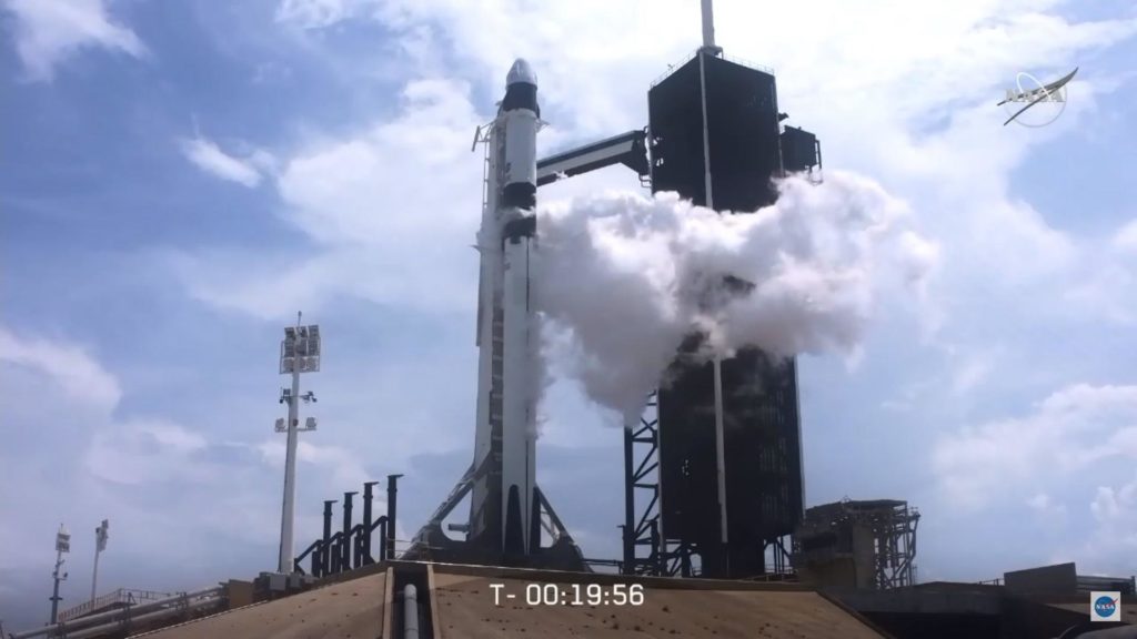 LIVE: NASA and SpaceX launches rocket carrying astronauts to ISS - The Lagos Today